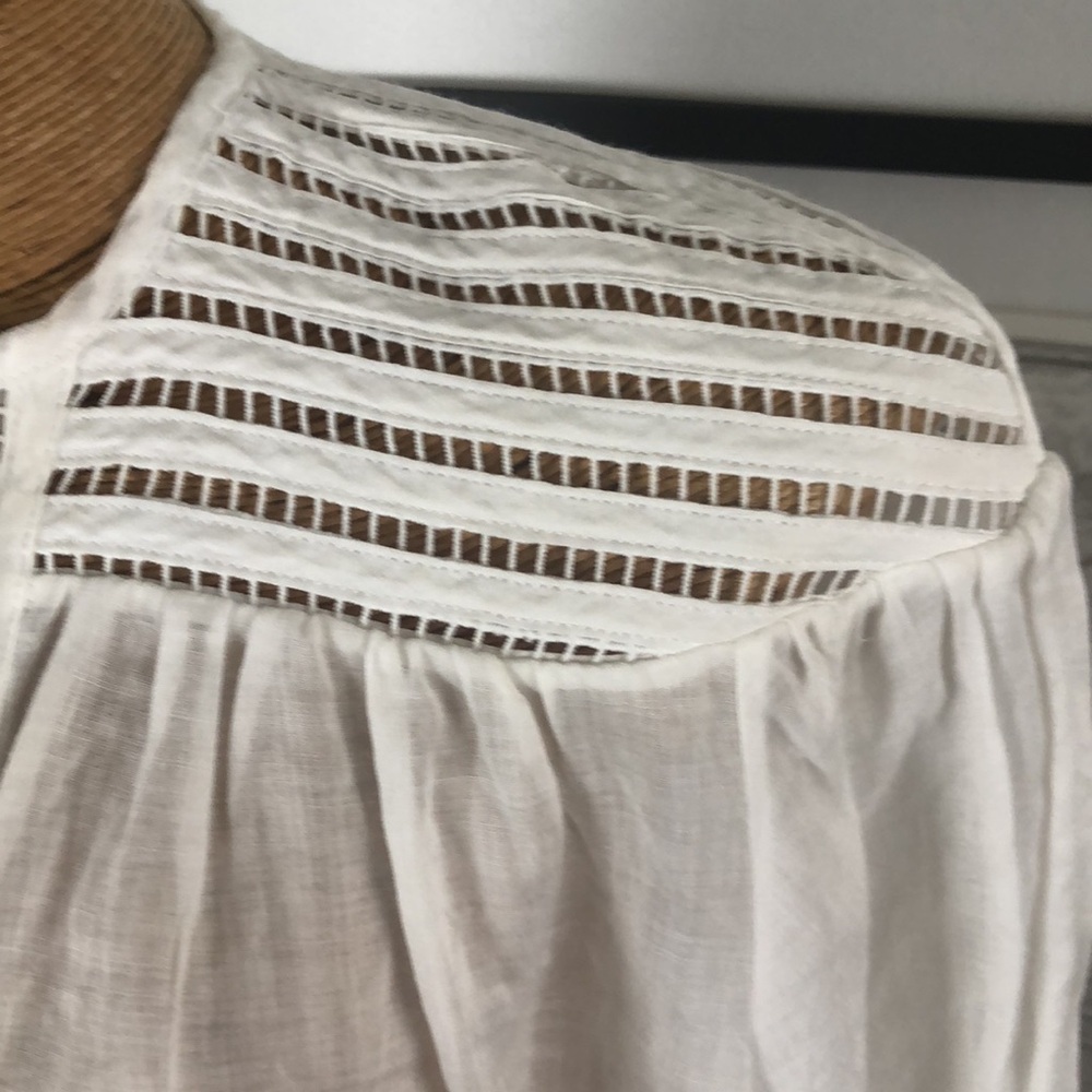 ZIMMERMAN Elegant White Blouse Size 3 - Picture 5 of 16